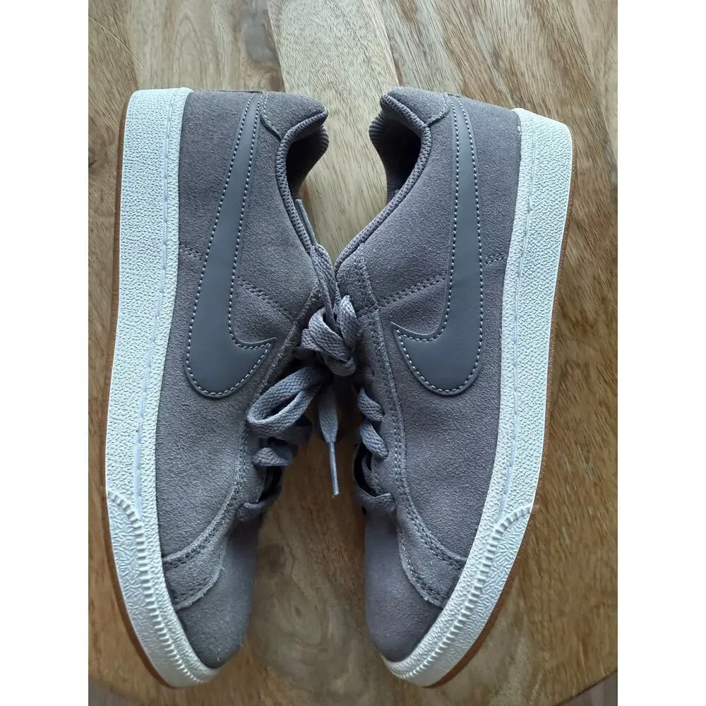 Nike Women's Court Royale Suede Gunsmoke Grey Sneakers Shoes Size 6.5